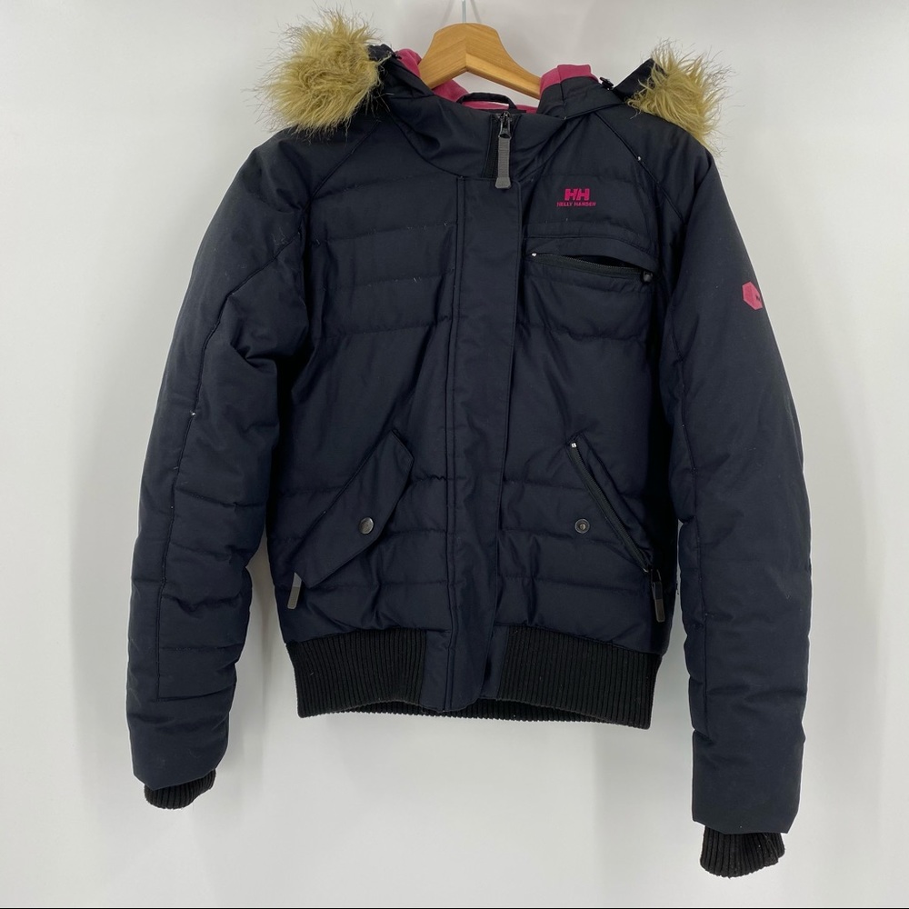 Helly Hanson Pink Puffer Snow Jacket sz S